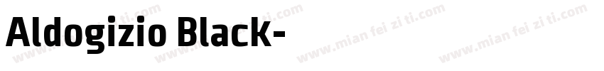Aldogizio Black字体转换